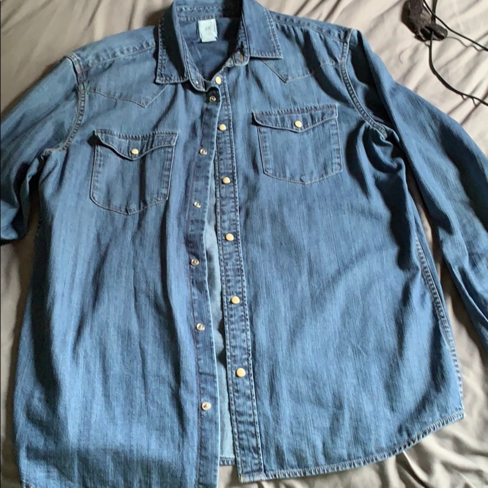 H&M Button down western shirt
